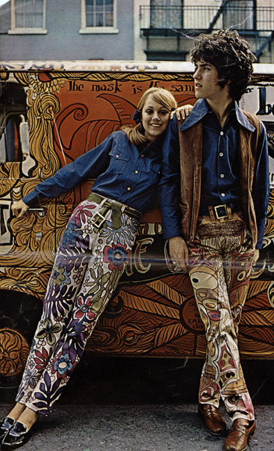 June, 25, 1968 Look Magazine, Hand Painted fashion